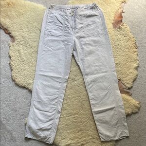 Chicos 100% linen pants size 1 (medium)